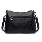 Weiche Kunstleder-Crossbody-Bag – 3 Fächer Zorenza