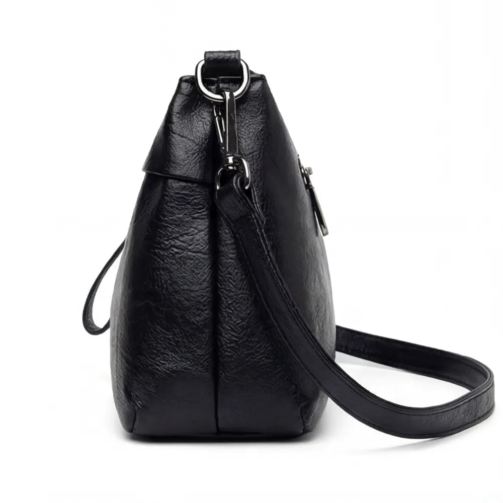 Weiche Kunstleder-Crossbody-Bag – 3 Fächer Zorenza