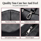 Weiche Kunstleder-Crossbody-Bag – 3 Fächer Zorenza