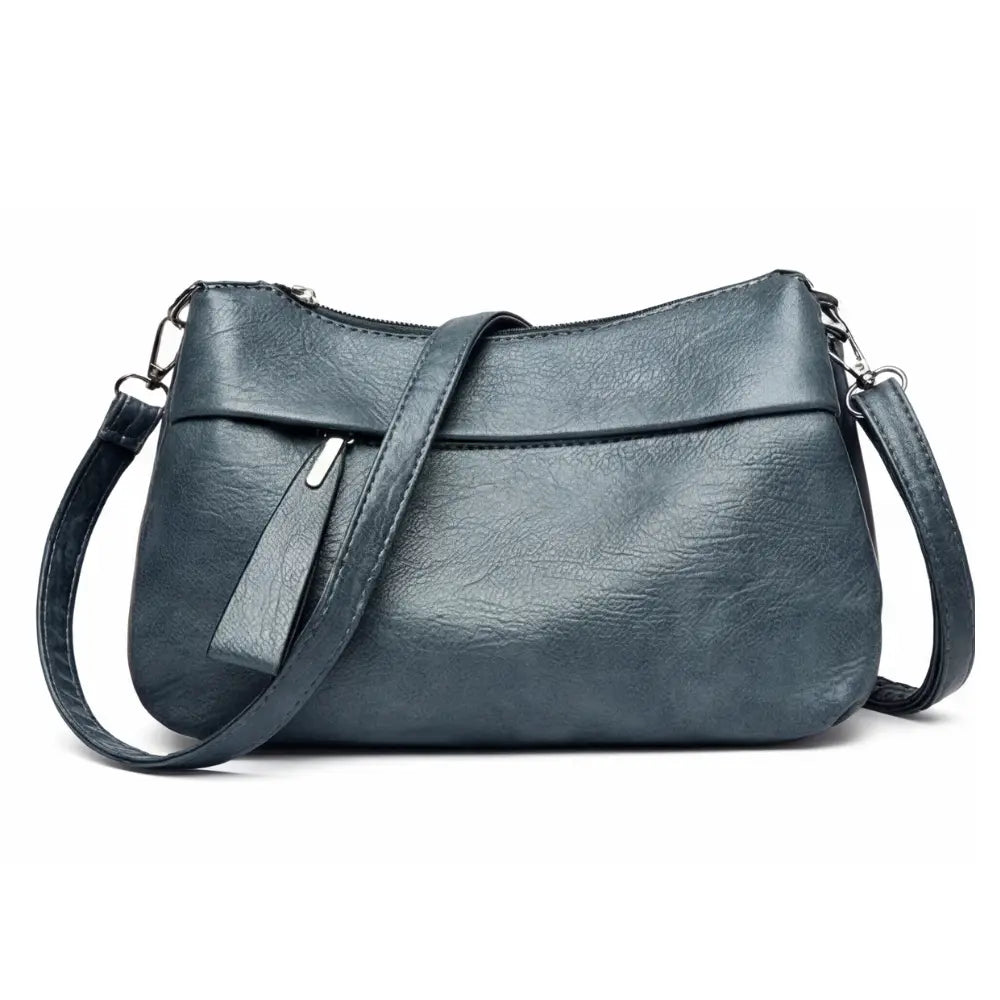 Weiche Kunstleder-Crossbody-Bag – 3 Fächer Zorenza