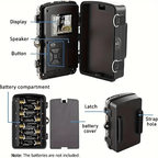 Wildkamera 12 MP mit Nachtsicht und 1080P HD Video -    Zorenza