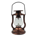 Solar-Laterne im Vintage Stil mit flackerndem LED-Licht -    Zorenza
