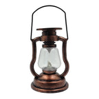 Solar-Laterne im Vintage Stil mit flackerndem LED-Licht -    Zorenza