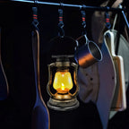 Solar-Laterne im Vintage Stil mit flackerndem LED-Licht -    Zorenza