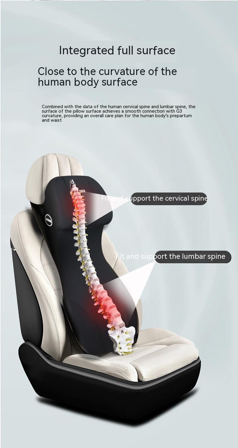 Autositzkissen Memory-Schaum – Ergonomische Unterstützung -    Zorenza