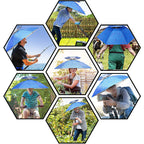 Regenschirm-Hut mit verstellbarem Kinnriemen -    Zorenza