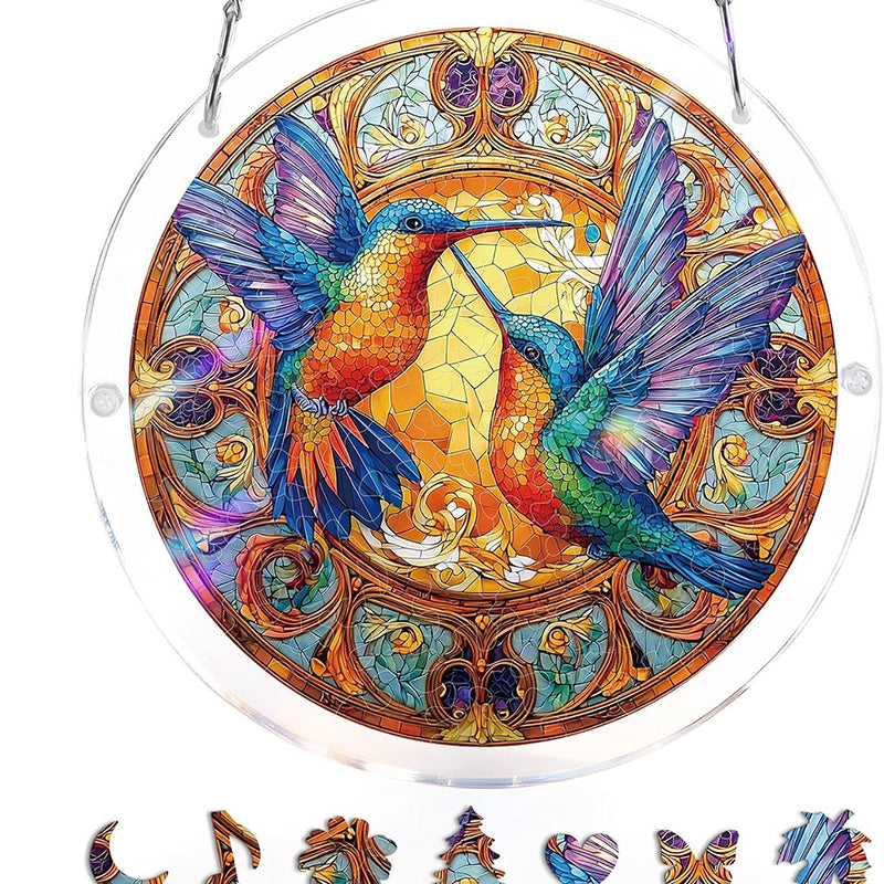 Sonnenfänger Acryl rund 18,8 cm – Farbspektrum-Design -    Zorenza