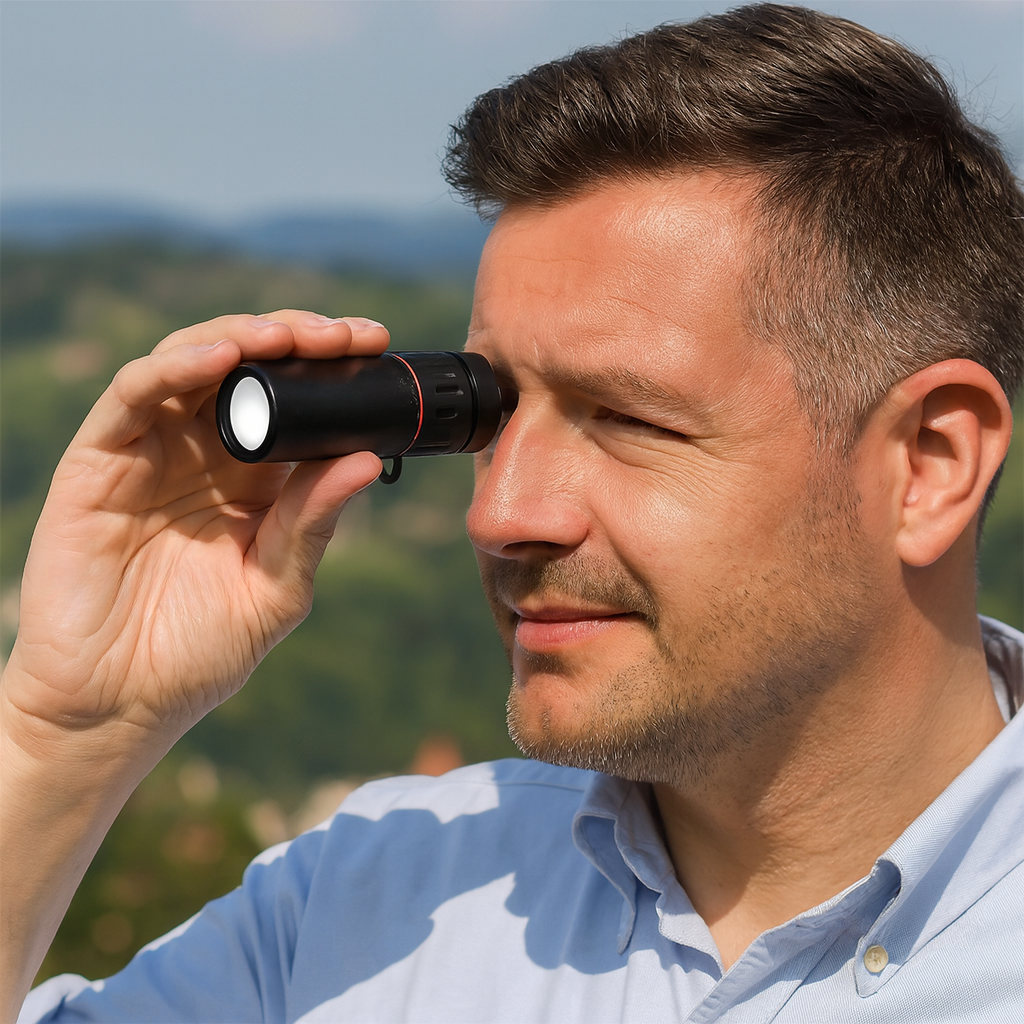 Monokular Teleskop kompakt 2000x24 Vergrößerung -    Zorenza