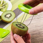 Kiwi-Schneider mit Edelstahl-Klingen – Perfekte Scheiben -    Zorenza