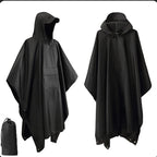 3-in-1 Outdoor Regenponcho wasserdicht mit Kapuze 220x140 cm Zorenza