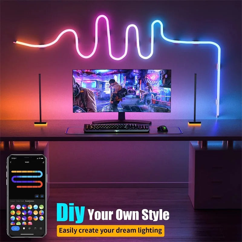 LED-Lichtstreifen flexibel – Musikreaktiv mit App-Steuerung -    Zorenza