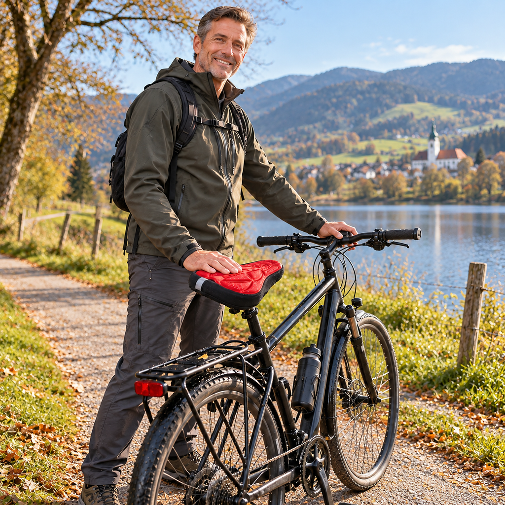 Fahrradsattelbezug mit Polsterung – Rutschfest -    Zorenza