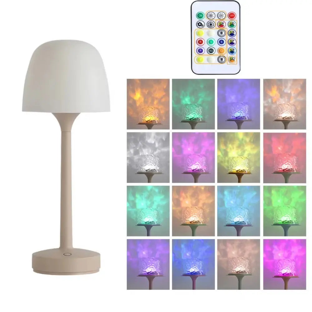 LED Tischleuchte mit RGB Farbwechsel und Touch-Steuerung -    Zorenza