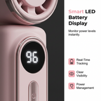 Clip Ventilator tragbar mit LED Display -    Zorenza