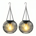 Solar-Gartenlaterne mit Metallgitter - Retro Design -    Zorenza