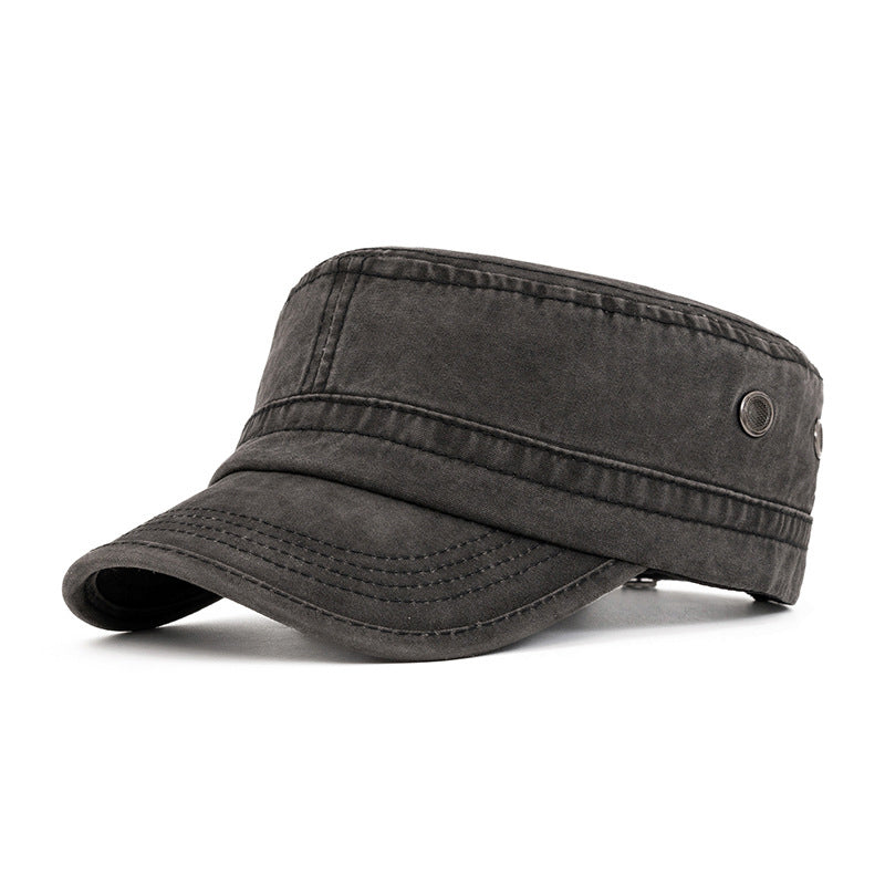 Militär Cap Baumwolle Flat Top mit verstellbarer Passform -    Zorenza