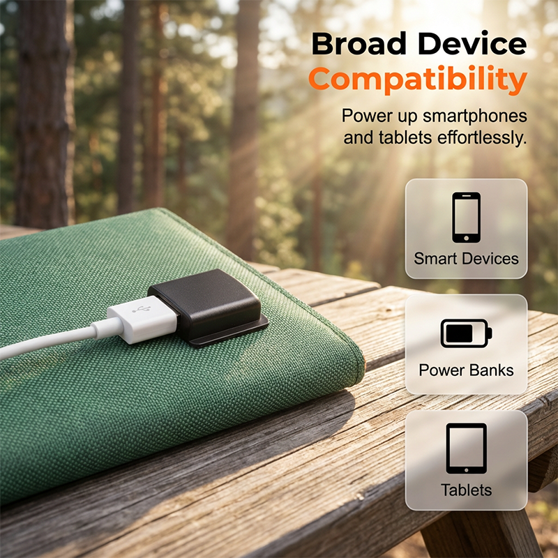 Solar Ladegerät Faltbar – Portable USB Stromversorgung für Outdoor -    Zorenza