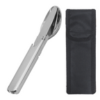 Campingbesteck 4-in-1 klappbar aus Edelstahl -    Zorenza
