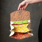Burrito-Geldbörse mit Magnetverschluss – Neuheiten-Organizer - Zorenza