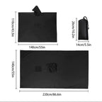 3-in-1 Outdoor Regenponcho wasserdicht mit Kapuze 220x140 cm Zorenza