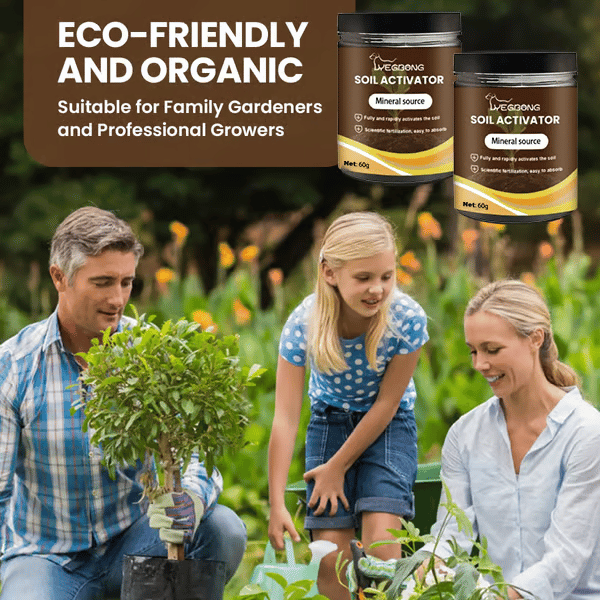 Pflanzen-Bodenverbesserer – Schnelle Wachstumsergebnisse (3 Stück) - Zorenza