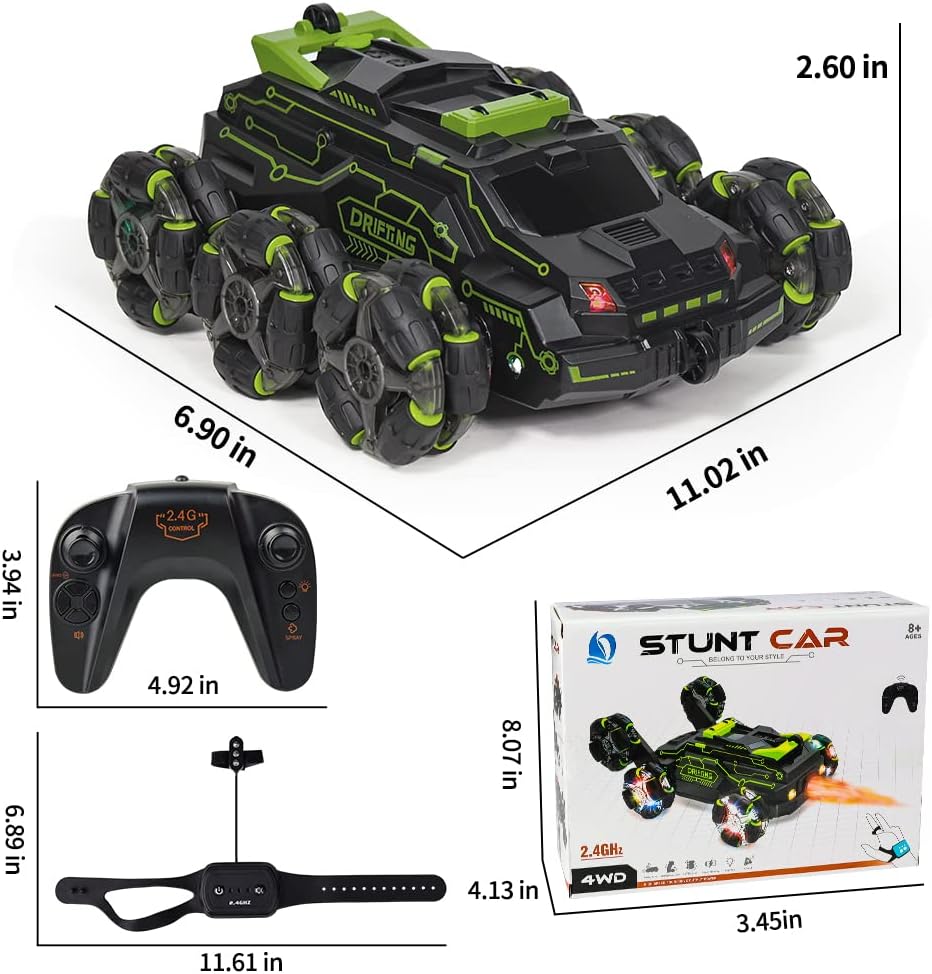 RC Ferngesteuertes Auto mit Allradantrieb und Stunt-Funktion -    Zorenza