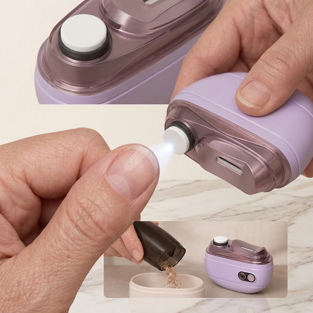 Elektrischer Nagelschleifer 2-in-1 Schneiden und Feilen -    Zorenza