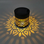 Solar-Projektionsleuchte mit Mandala-Muster -    Zorenza