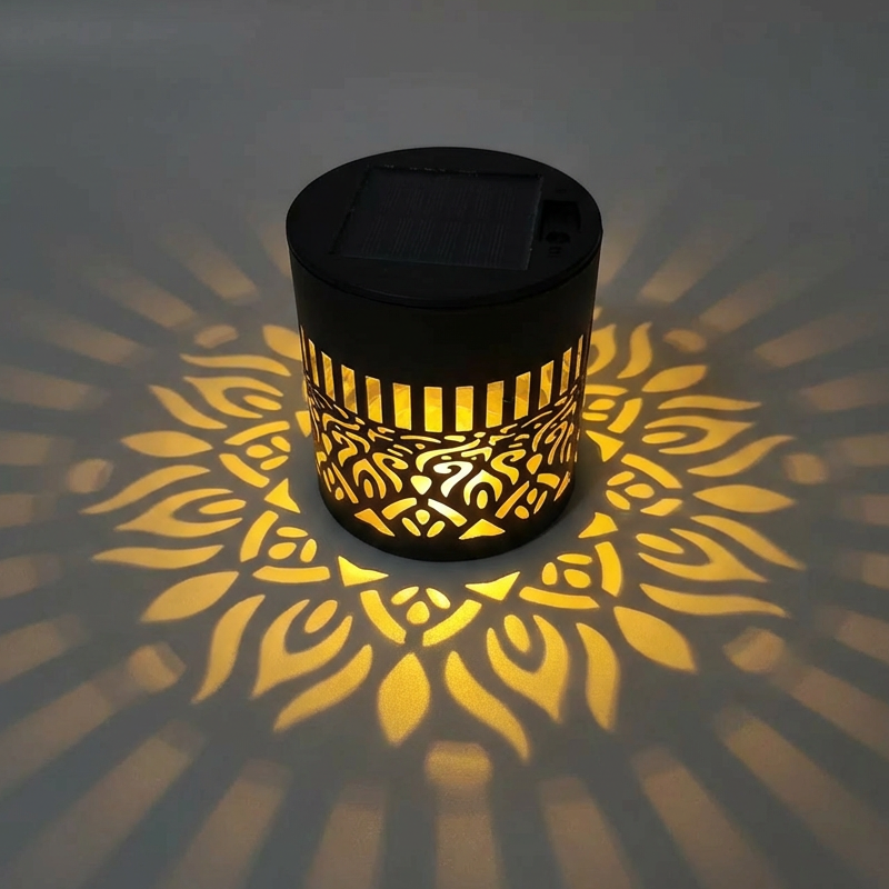 Solar-Projektionsleuchte mit Mandala-Muster -    Zorenza