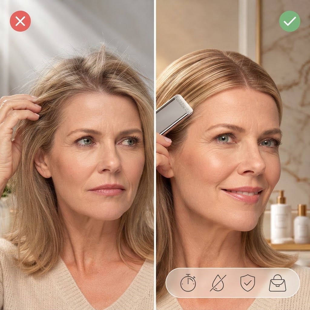 Haarstyling-Stick mit Kamm gegen Frizz und Fransen, 20 g -    Zorenza