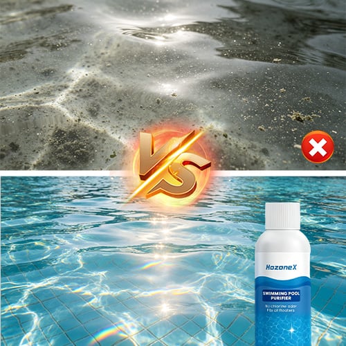 Schwimmbad-Klärmittel für kristallklares Poolwasser -    Zorenza