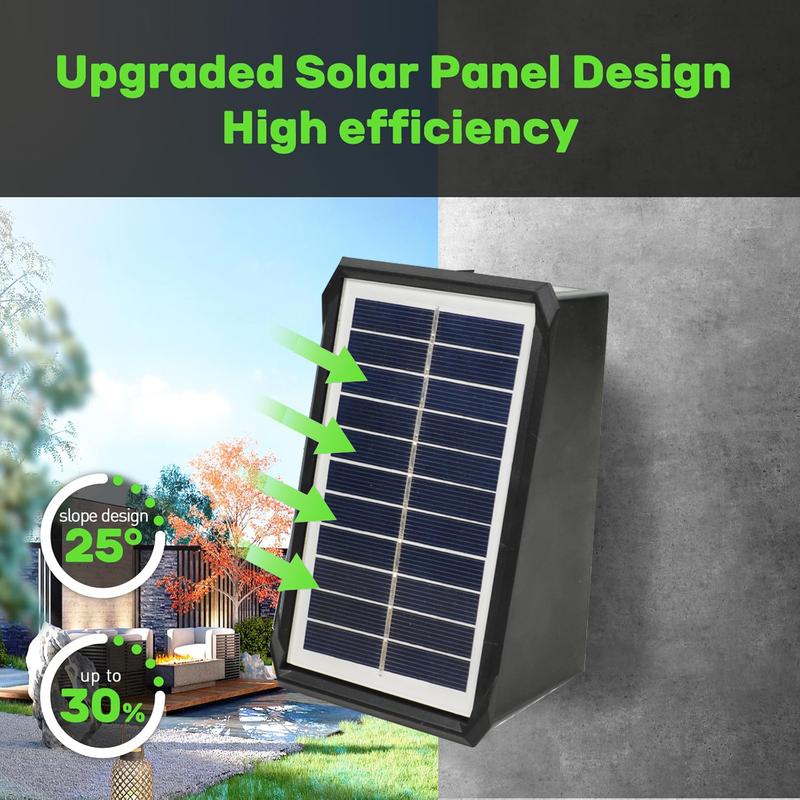 Solar-Wandleuchte mit Dual-Beam Effekt -    Zorenza