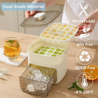 Eiswürfelbereiter mit Deckel und Aufbewahrungsbox -    Zorenza