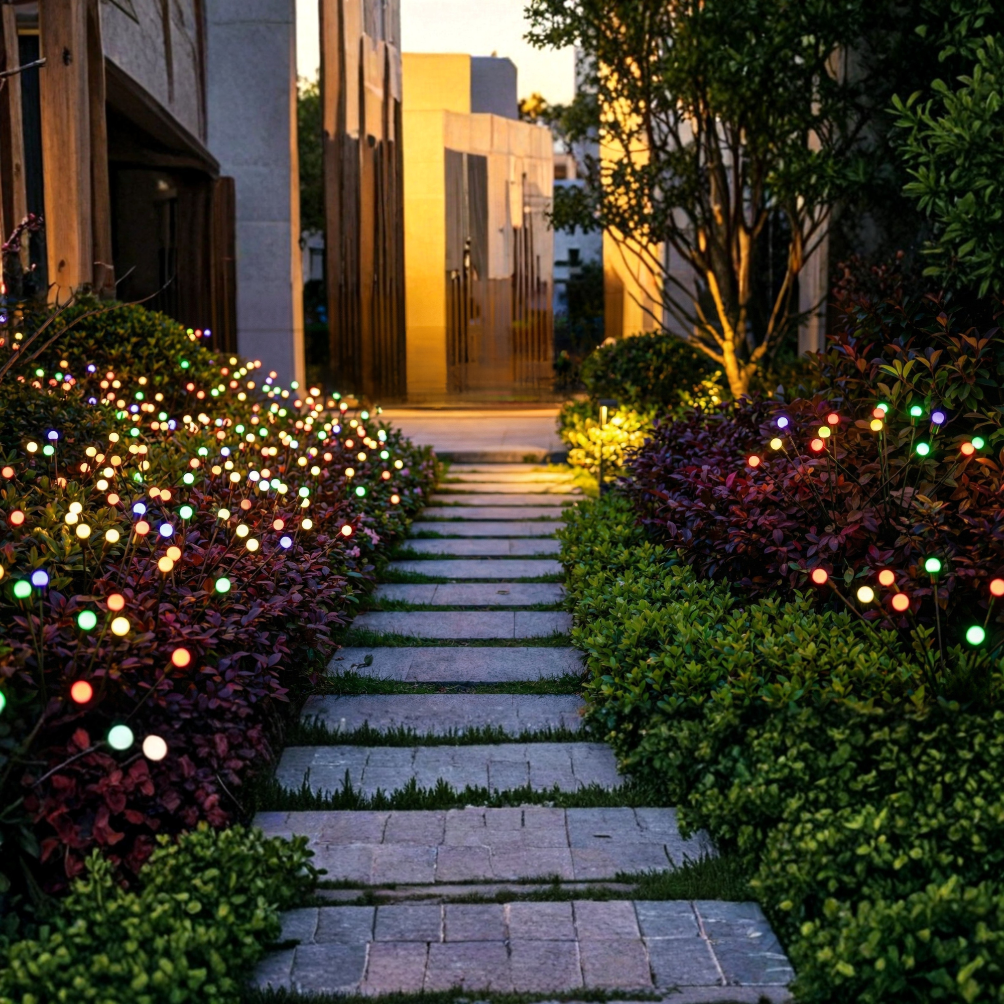 Solar Steckleuchten mit Sternenburst-Effekt für den Garten -    Zorenza