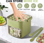 Eiswürfelbereiter mit Deckel und Aufbewahrungsbox -    Zorenza
