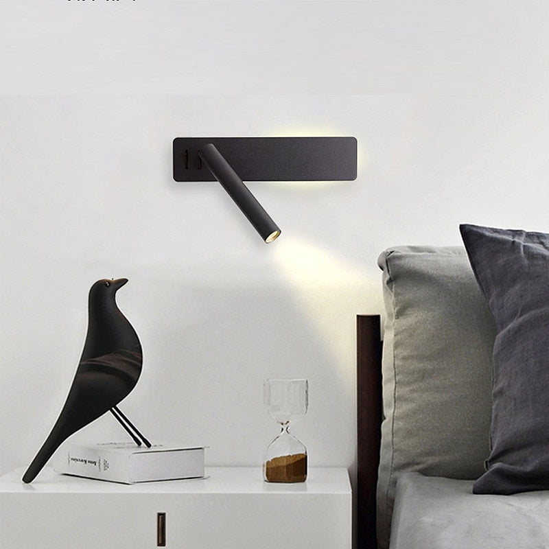 LED-Wandleuchte mit schwenkbarem Leselicht -    Zorenza