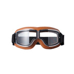 Motorradbrille Vintage mit einstellbarem Band -    Zorenza