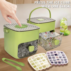 Eiswürfelbereiter mit Deckel und Aufbewahrungsbox -    Zorenza