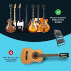 Gitarren-Akkordkarten-Set mit Lernhilfe Zorenza