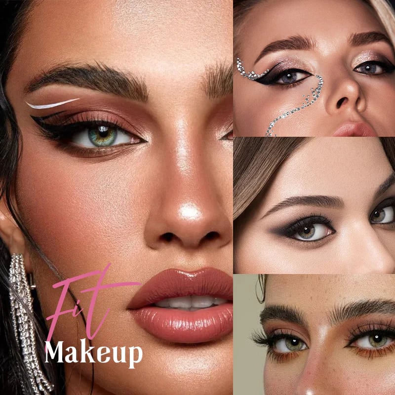 Augen-Makeup Patch mit Lidschatten und Wimpern -    Zorenza