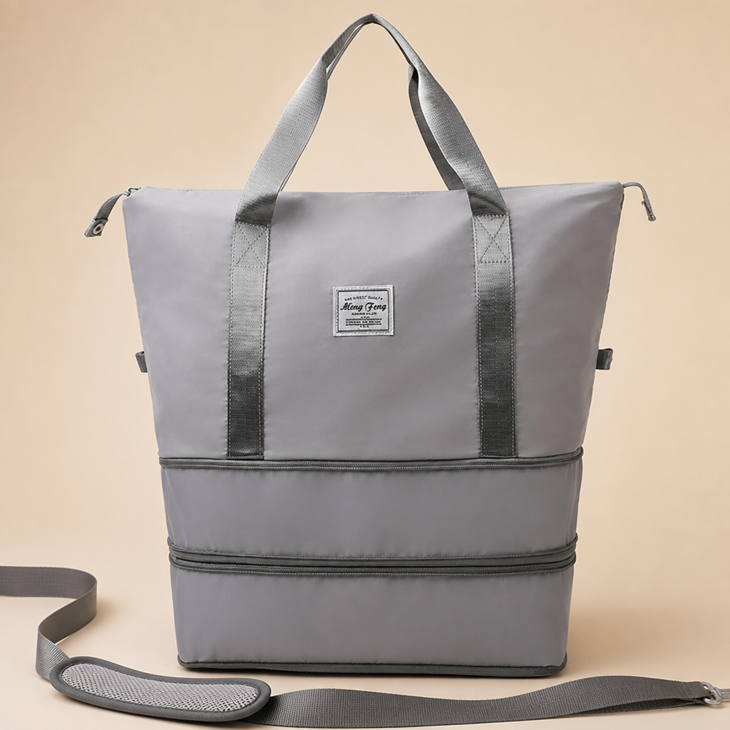 Reisetasche mit Nass-/Trockenbereich und Rollen -    Zorenza