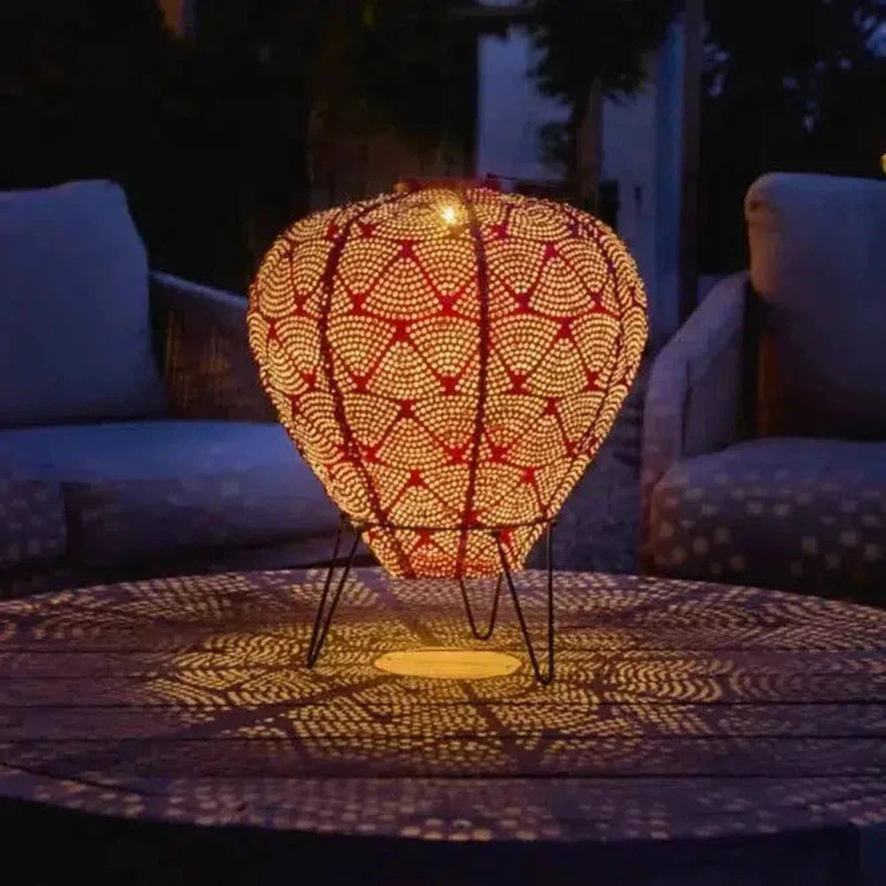 Solar-Laterne Heißluftballon-Design mit LED-Beleuchtung -    Zorenza