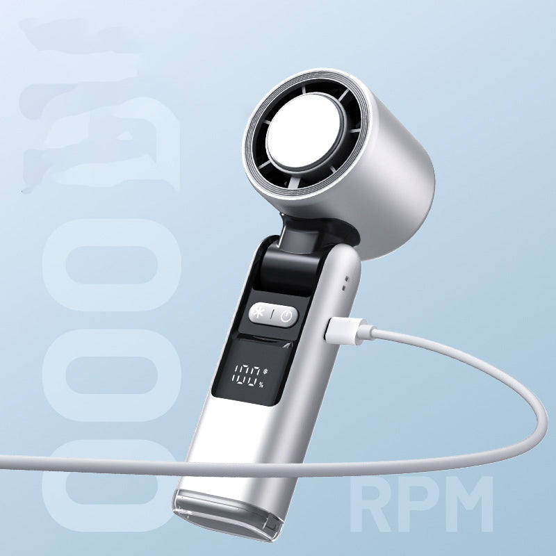 Mini Kühlventilator mit Eiskühlung und digitalem Display -    Zorenza