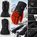 Beheizbare Handschuhe mit 3 Heizstufen und Touchscreen-Funktion -    Zorenza