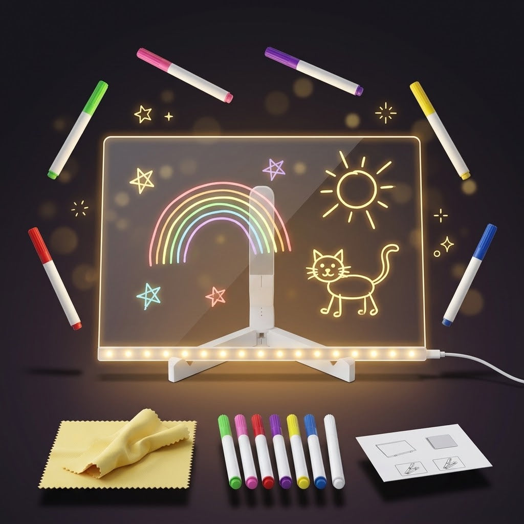LED Zeichentafel Acrylcm für Kinder -    Zorenza