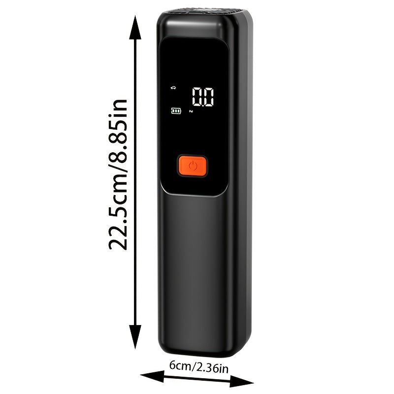 Akku-Kompressor mit LCD-Display für Auto, Fahrrad und Motorrad -    Zorenza