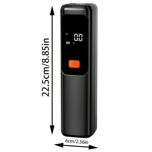 Akku-Kompressor mit LCD-Display für Auto, Fahrrad und Motorrad -    Zorenza