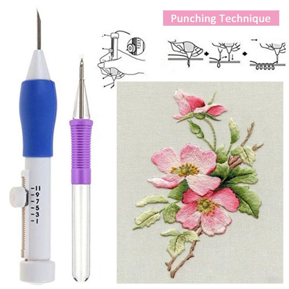 Stickset mit Punch Needle – Komplette Ausstattung für Anfänger -    Zorenza