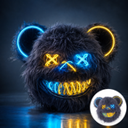 LED-Maske mit Neonlicht und mehreren Leuchtmodi -    Zorenza