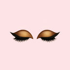Augen-Makeup Patch mit Lidschatten und Wimpern -    Zorenza